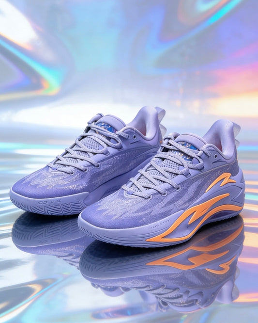 ANTA Shock Wave 7 Pro パープル オレンジ 112621616S-2 実戦用バッシュ | SNKRXXX