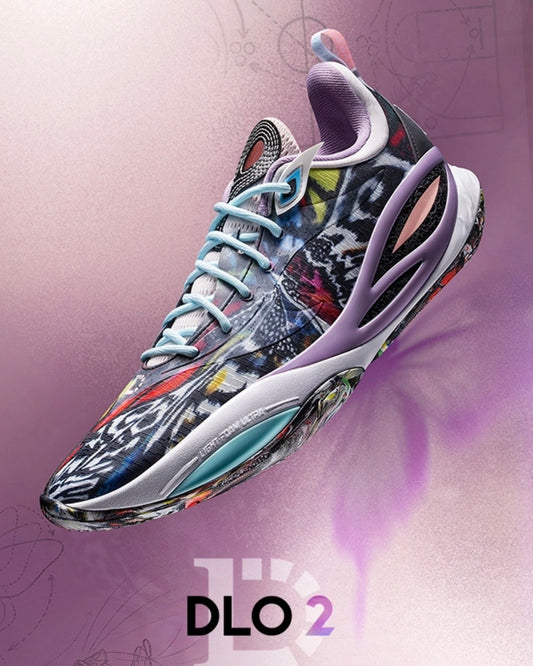 LI-NING Wade DLO 2 Butterfly ディアンジェロ・ラッセル バスケットボールシューズ サイドビュー