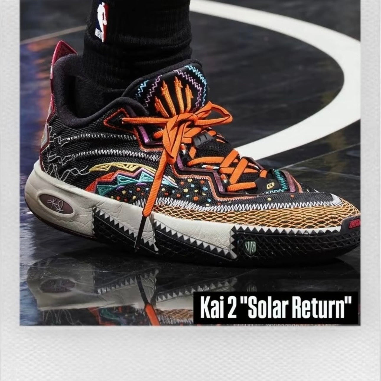 ANTA KAI 2 Solar Return 着用 ブラック マルチカラー コーデ コート
