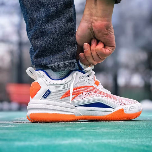 KAI 1 TEAM White Orange コーラルオレンジ パネル 接写