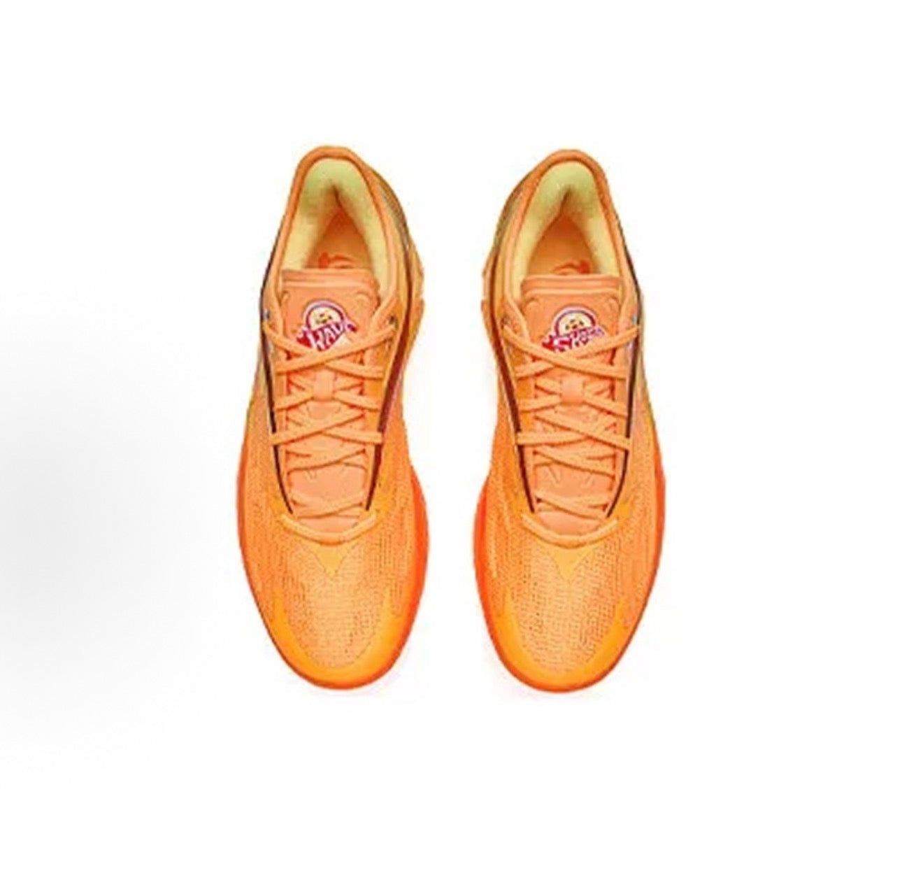 ANTA Shock Wave 8 PRO Orange 上面 トップビュー オレンジ イエロー