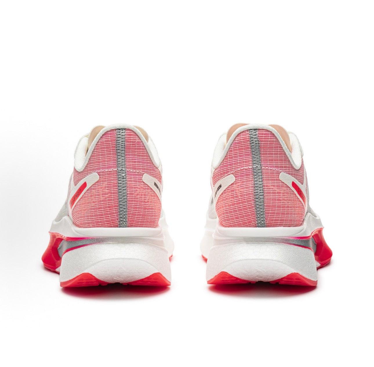 Li-Ning Feidian 6C ホワイト×レッド 背面ヒールペア