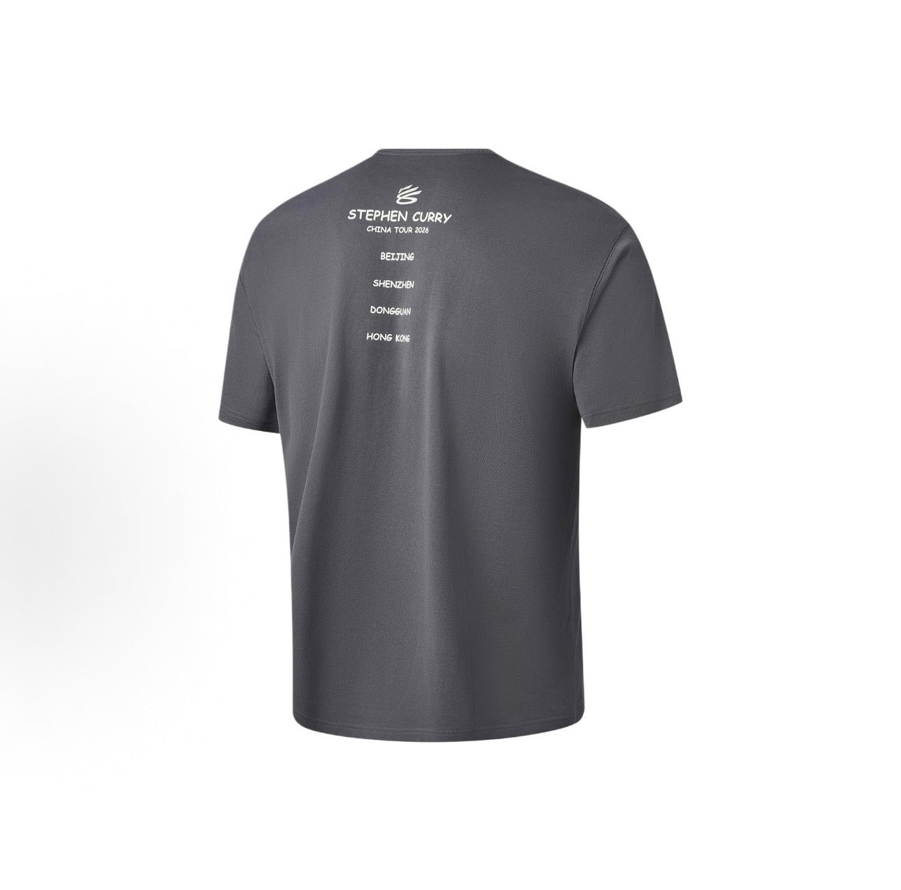 LI-NING カリー チャイナツアー Tシャツ DONGGUAN ブラック 背面