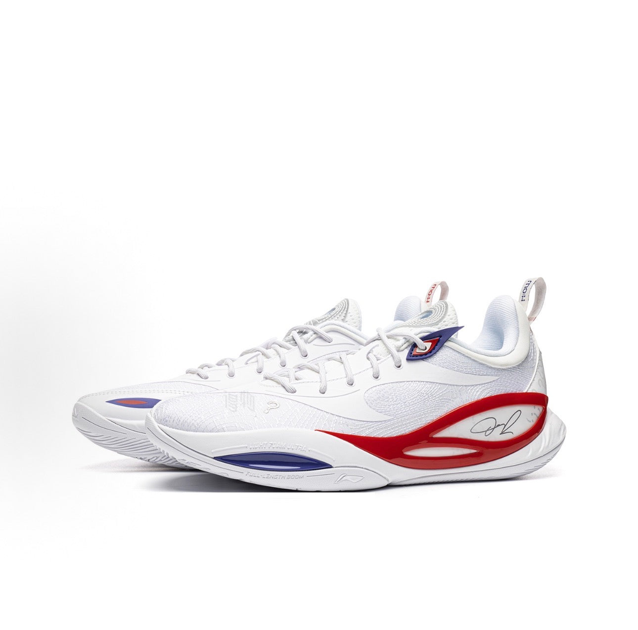 LI-NING DLo 2「Road Sign」ディーロ2 ラッセル 白 赤青 バッシュ