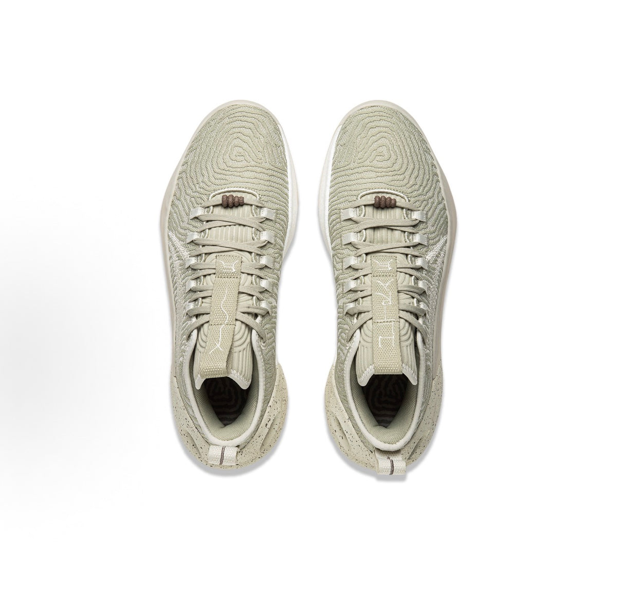 リーニン Yushuai Ultra Low Green Grey 上から見たペア