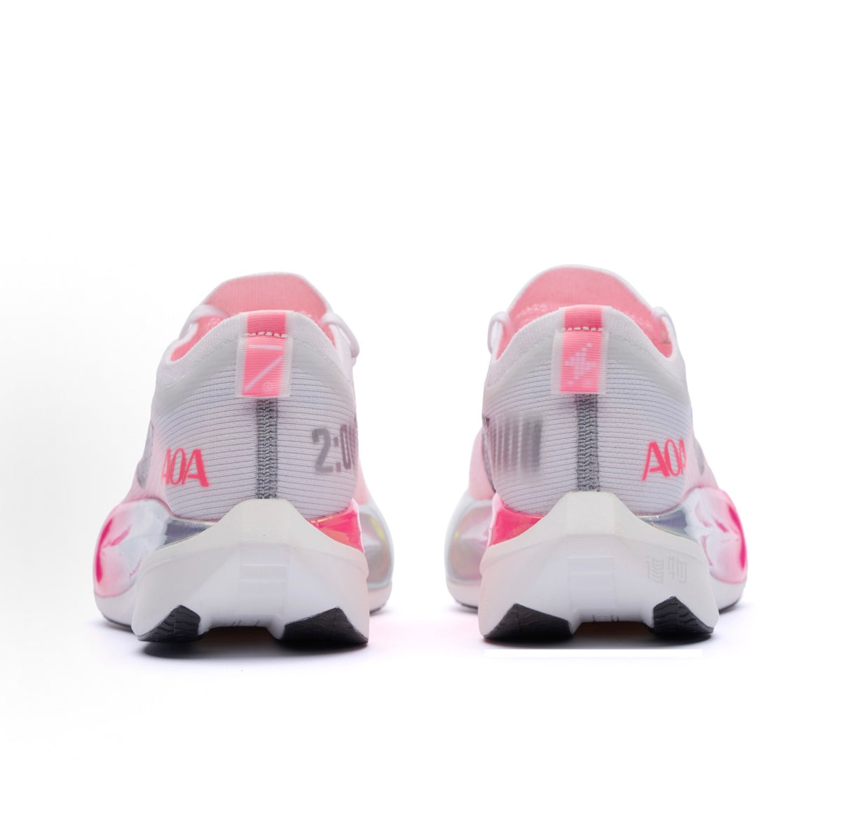 Li-Ning Feidian 7 ELITE AOA ホワイト ピンク 背面ヒールペア