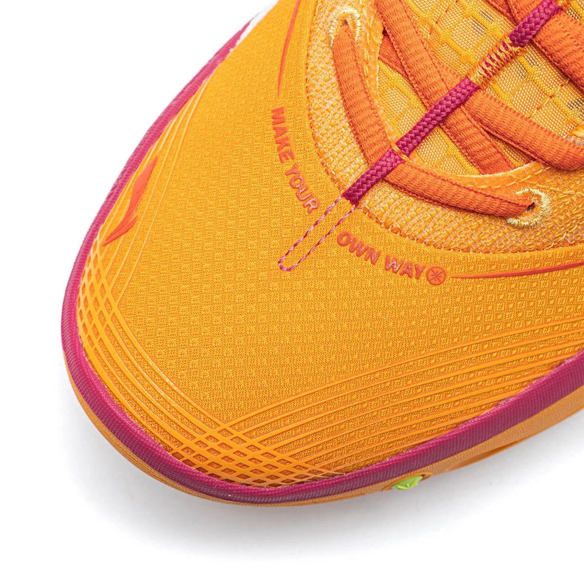 Li-Ning Wade Shadow 8 トロピカルオレンジ オレンジ つま先 アップ