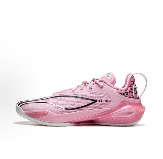 リーニン LI-NING SPEED 11「Jungle King」スピード11 ピンク バッシュ 側面