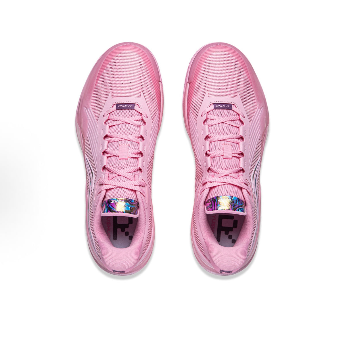 LI-NING Yushuai Rookie Pink ピンク 上面ペア