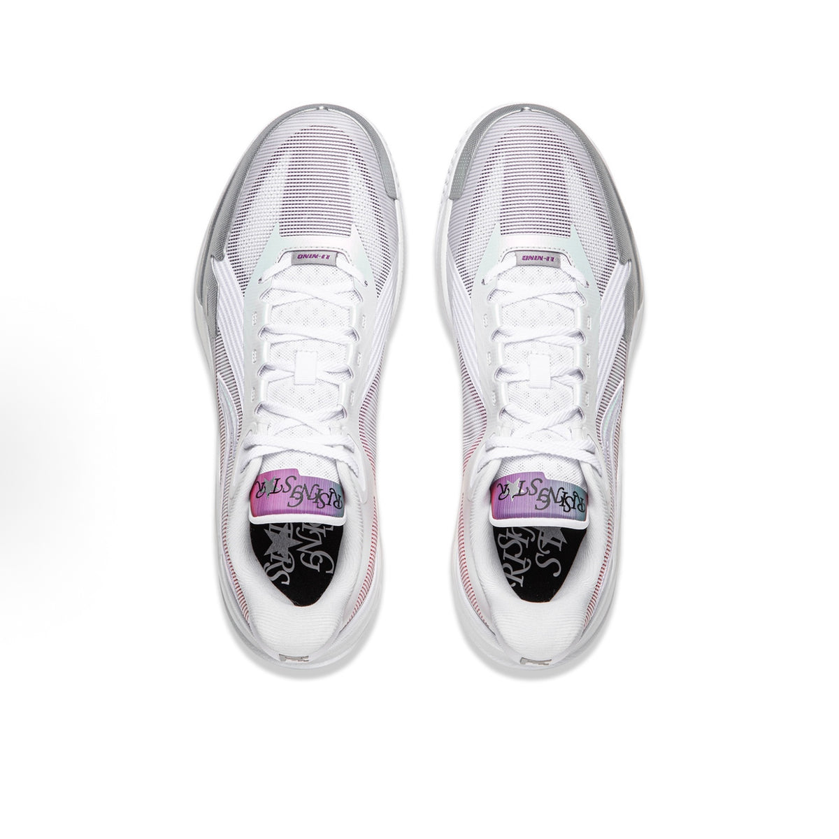 LI-NING Yushuai Rookie White Pink ホワイト ピンク 上面ペア