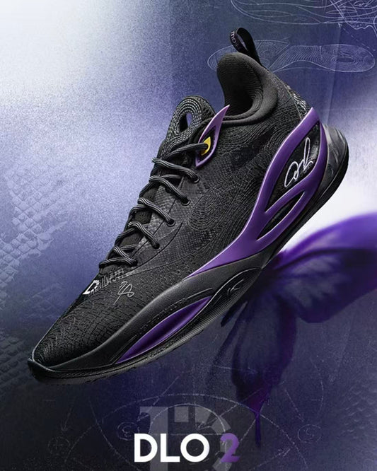 Way of Wade DLo 2 Disciple D'Angelo Russell バスケットボールシューズ ブラック パープル 側面