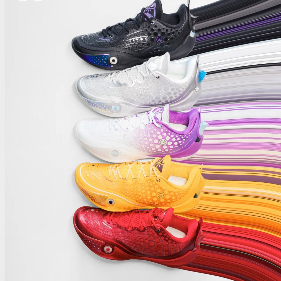 Way of Wade 808 6 Ultra ローンチカラー5色｜魔鬼鱼デザインの見え方はどう違う?