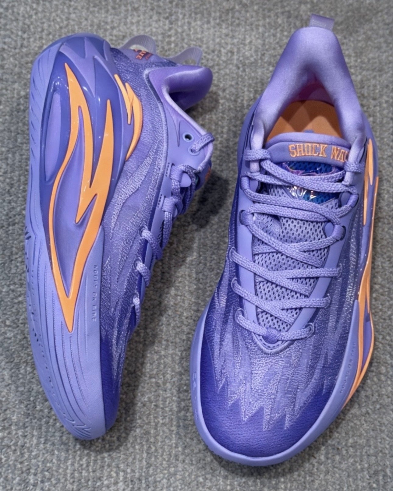 Shock Wave 7 Pro Purple Orange サンセットカラー デザイン詳細 | SNKRXXX