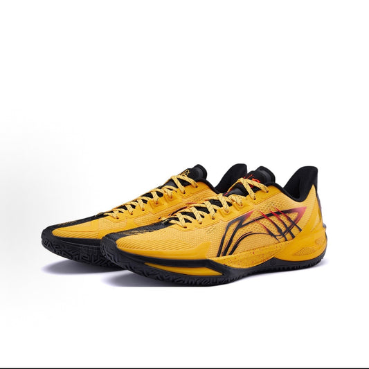 
Li-Ning Liren 6 V2 Bruce Lee Tiger and Dragon バスケットボールシューズ イエロー ブラック 側面