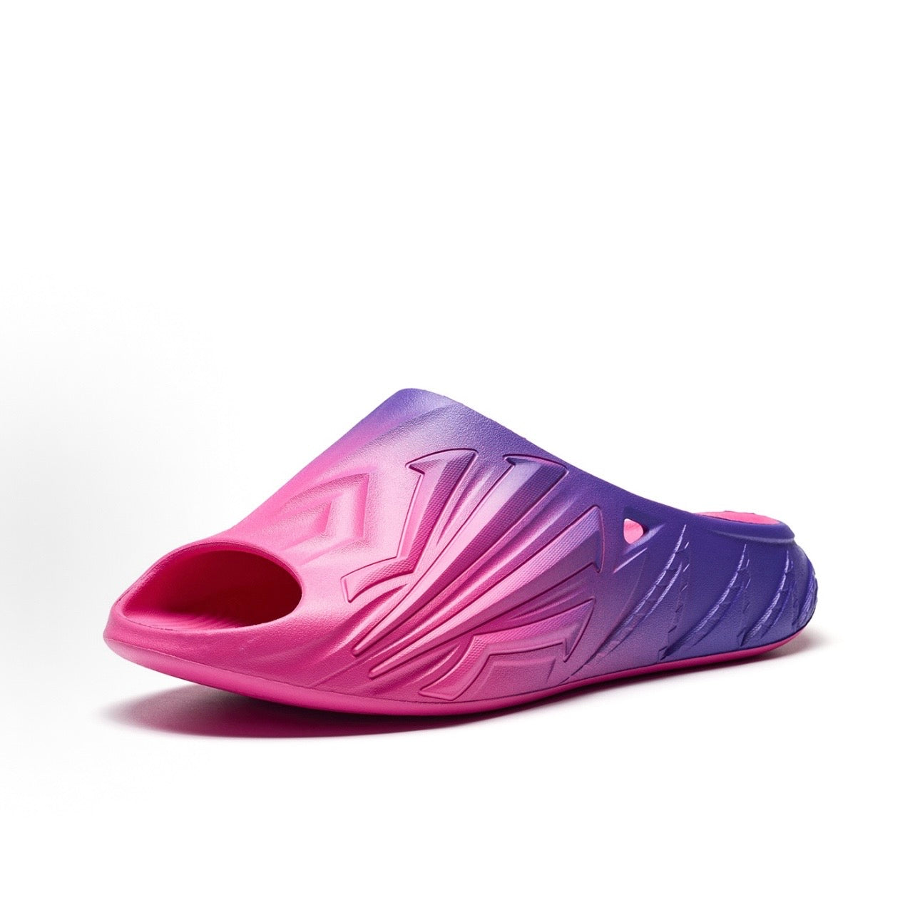 ANTA HELA SLIDE 2 Pink Purple カイリー・アービング ライフスタイルスライド ホットピンク パープル グラデーション 側面