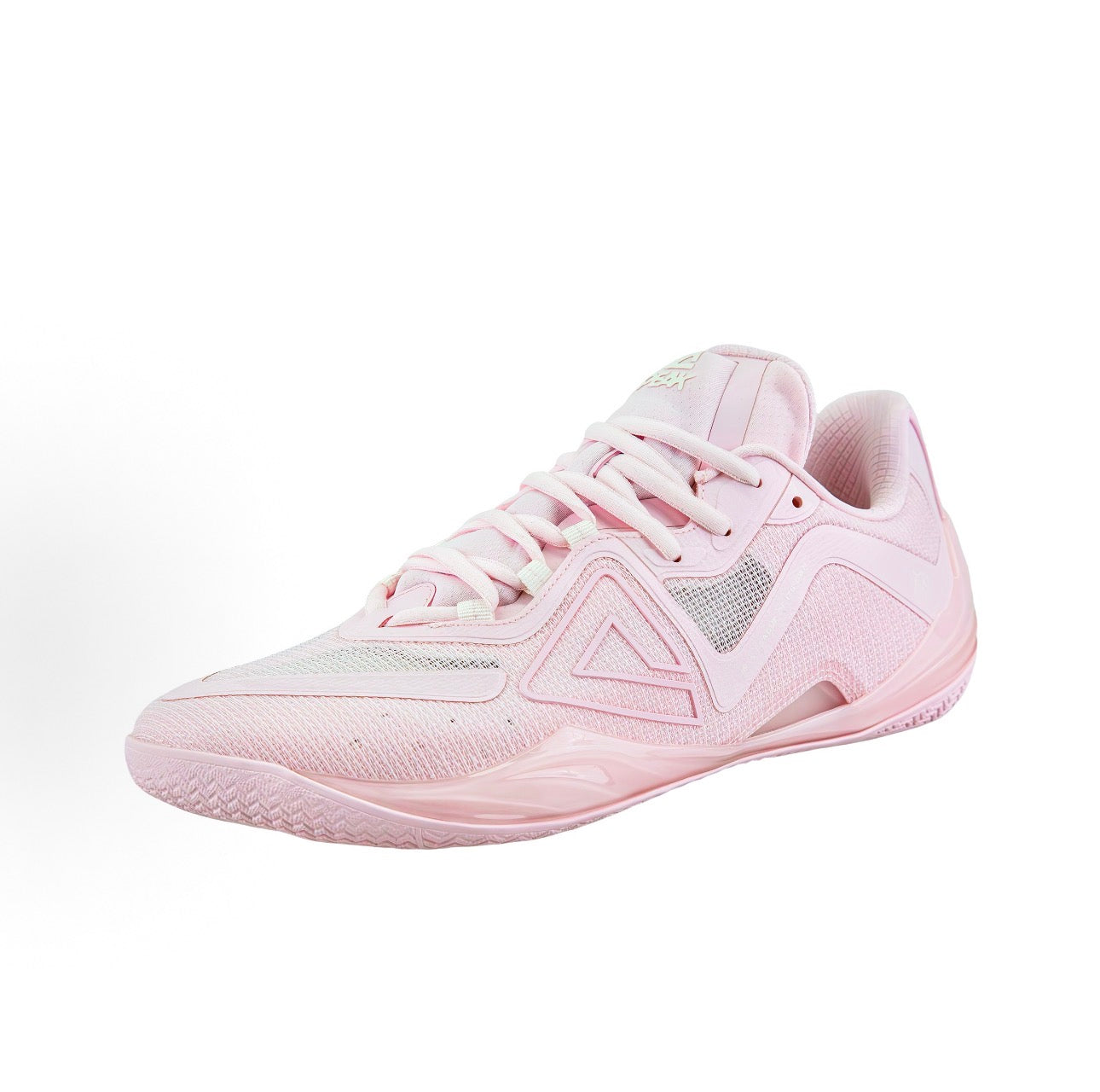 Peak TAICHI Unmatched Pink バスケットボールシューズ ベビーピンク モノクロマティック 側面