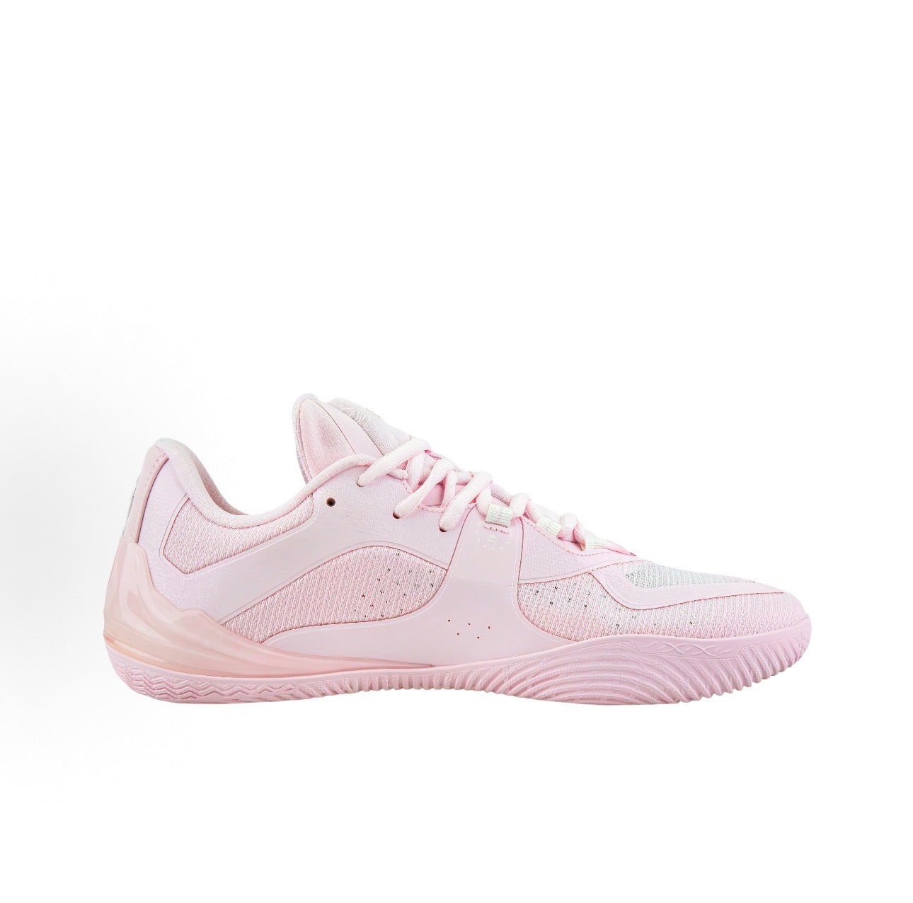Peak TAICHI Unmatched Pink 光沢 ピンク ミッドソール クリアTPUウィンドウ 接写