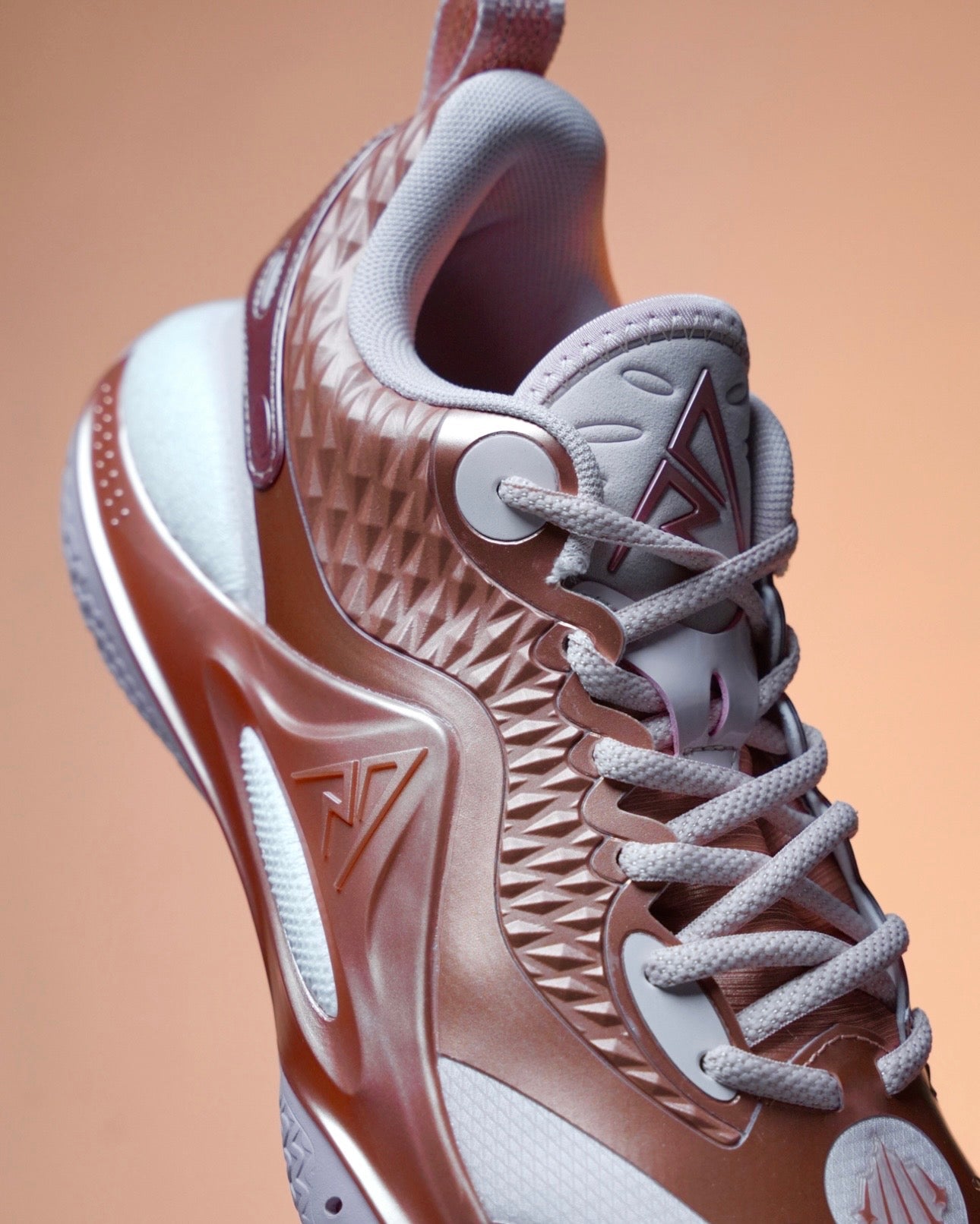 リゴラー AR2 Pink Gold メタリック ローズゴールド ミッドソール 接写