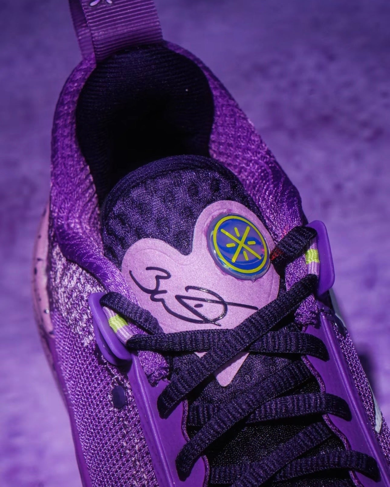 ウェイド All City 14 Violet ミントグリーン WADEロゴ アイレット アクセント 接写