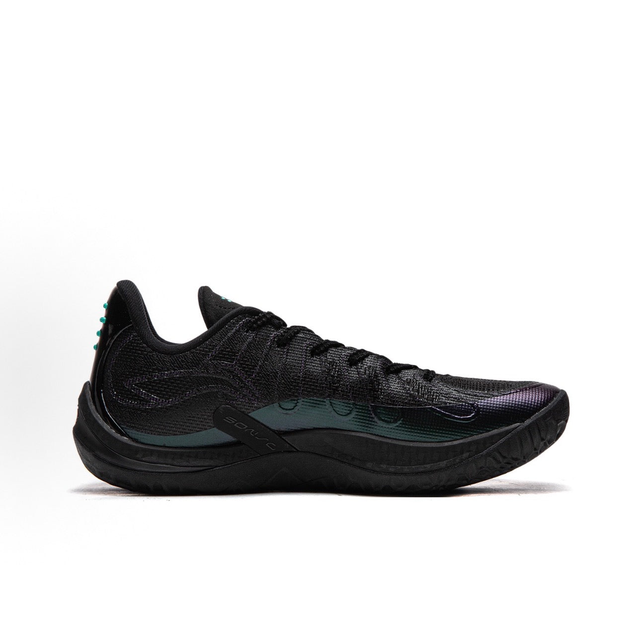Sonic 14 Black フルパームBOOM Lightfoam Ultra ミッドソール ブラック 接写