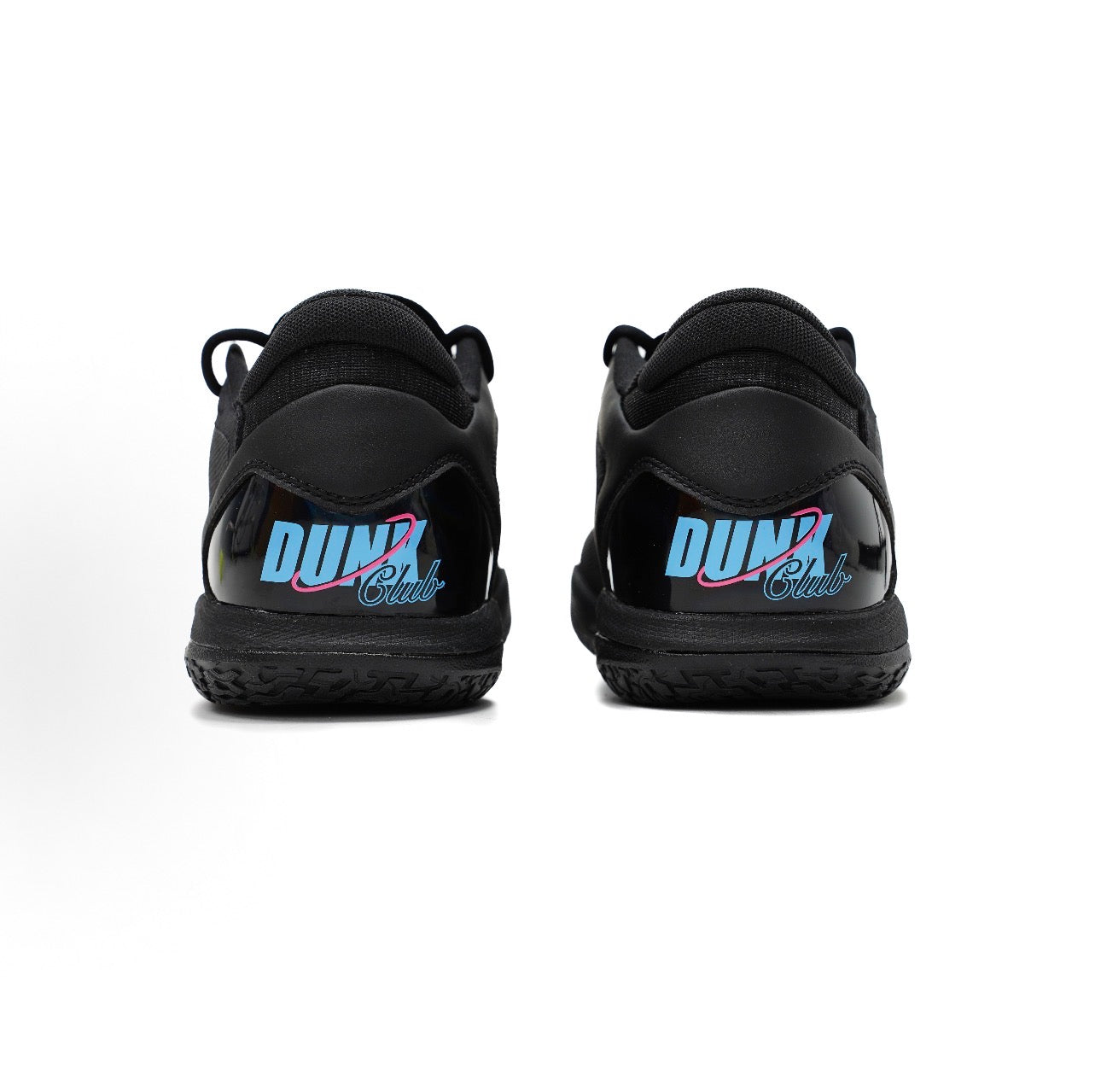 Game1 Low Dunk Club ヒール DUNK Clubロゴ ブルー×ピンク 接写