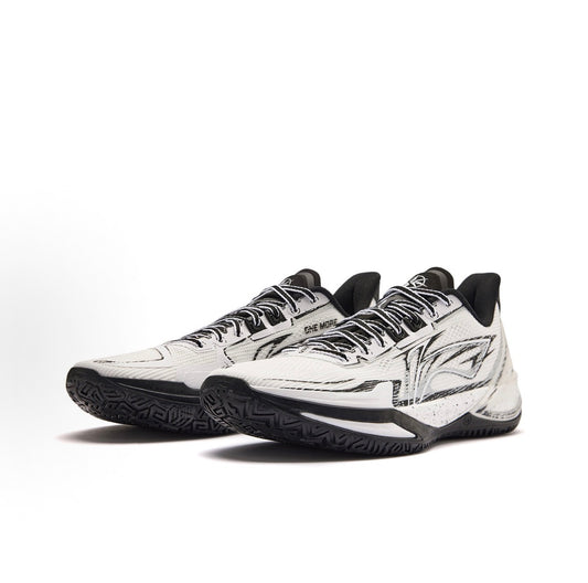 Li-Ning LiRen 6 V2 One More ホワイト×ブラック 側面