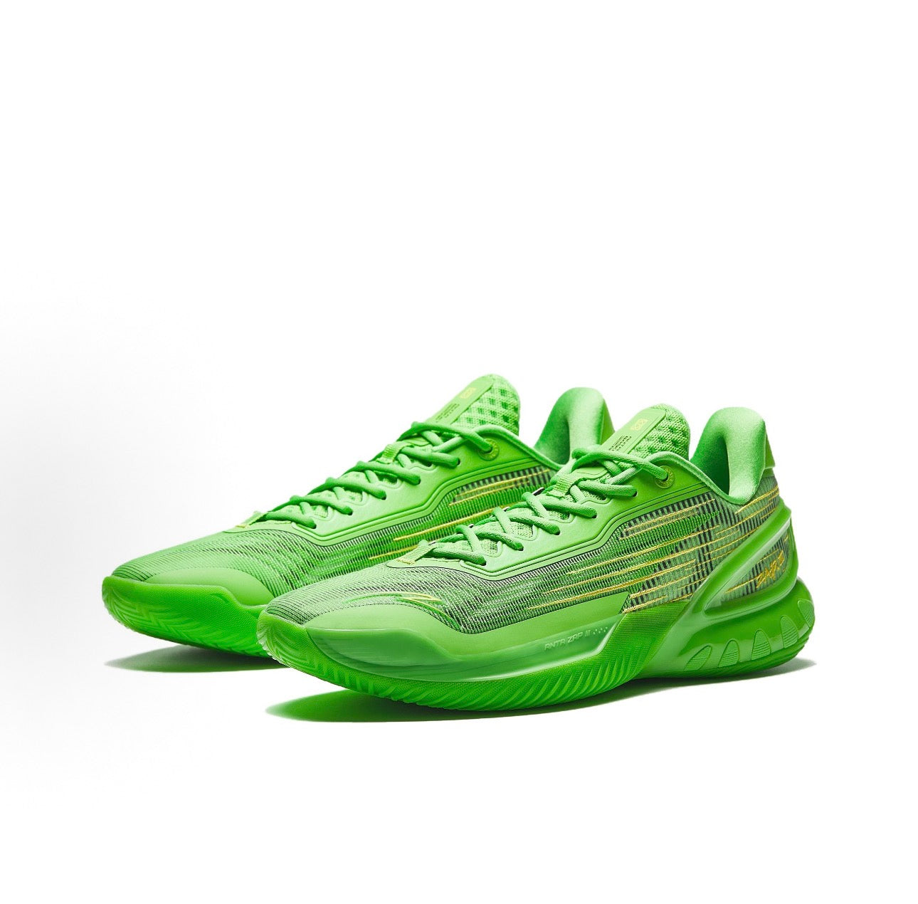 ANTA ZAP 3 Green Snake ネオングリーン 側面