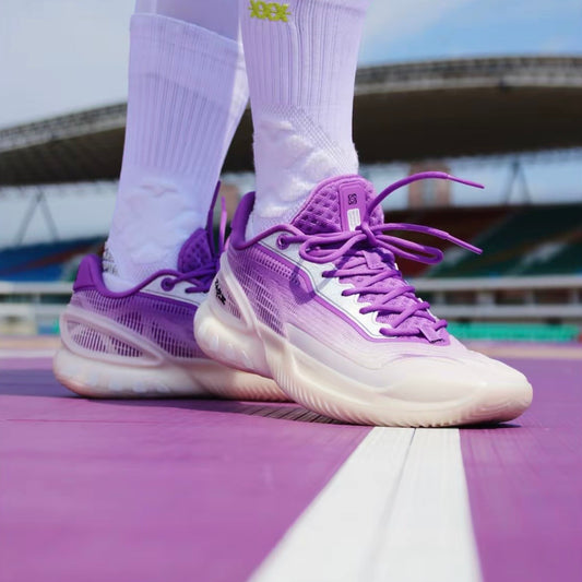 ANTA ZAP 3 White Purple 着用 コート パープル
