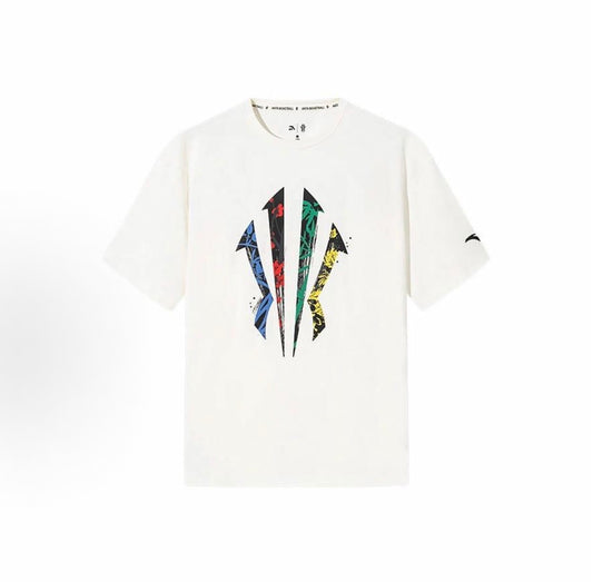ANTA KAI T-Shirt Vanilla White オフホワイト マルチカラーグラフィック 正面