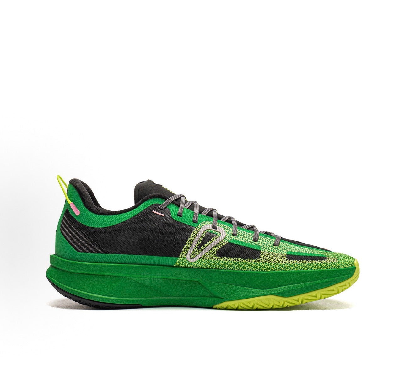 Li-Ning Ultralight 2026 Dragonfly 蛍光イエロー アクセント 接写