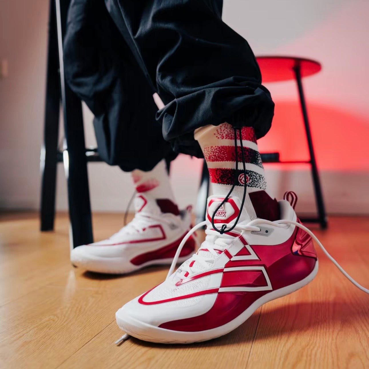 PEAK Taichi General Monk Dark White Red|ピーク バッシュ 並行輸入