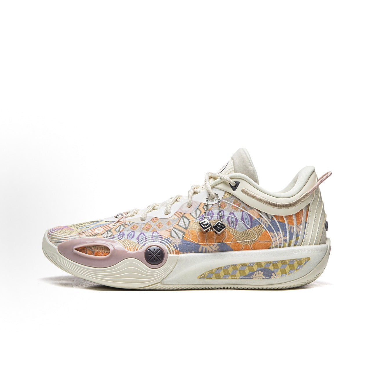 Li-Ning Wade All City 14 ENCORE Origin 側面 花柄モチーフ 超䨻ミッドソール
