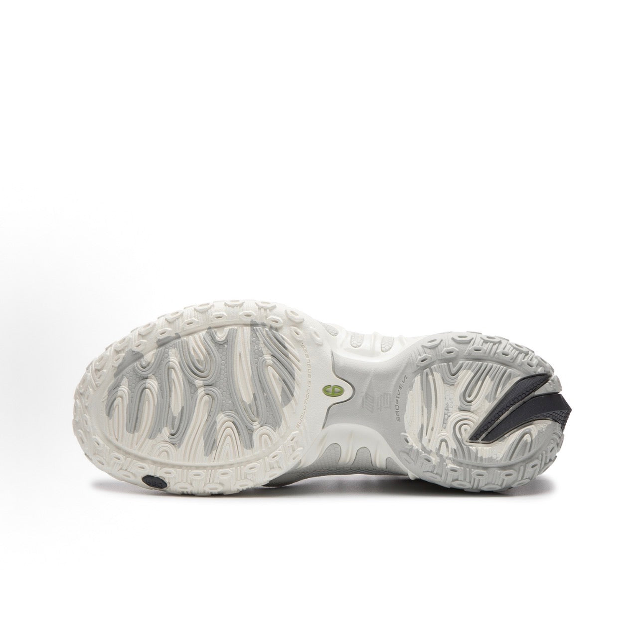Li-Ning BadFive 6 Grey アウトソール DBR耐摩耗ラバー グレー
