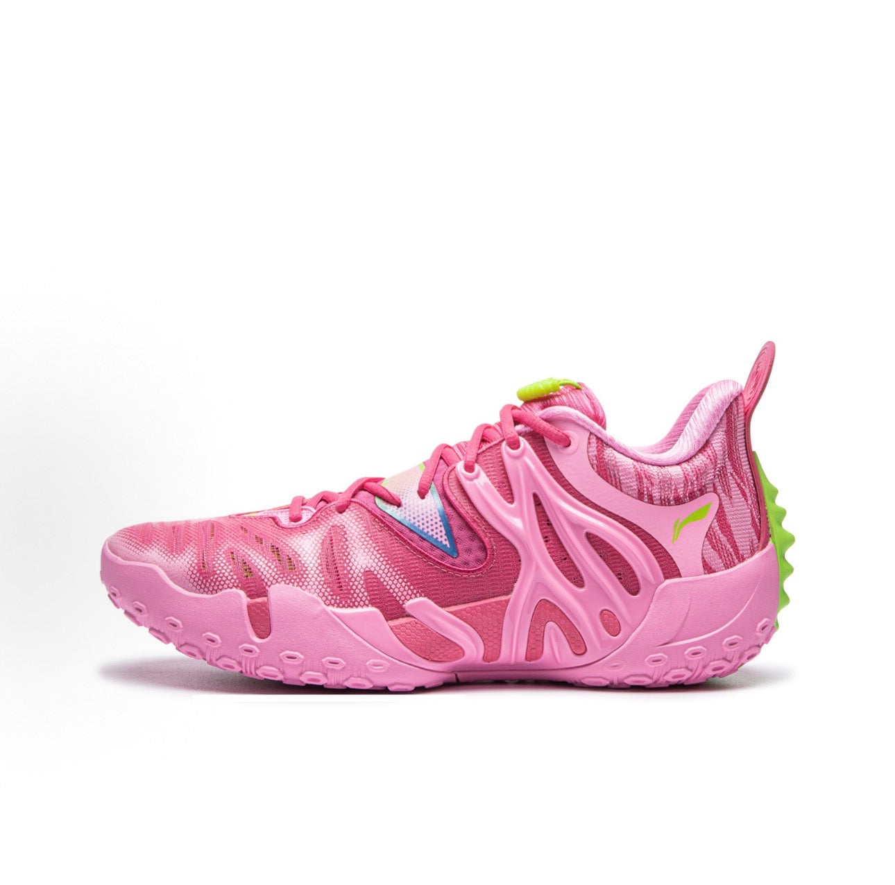 Li-Ning BadFive 6 Pink 側面 BOOMアッパー ピンク
