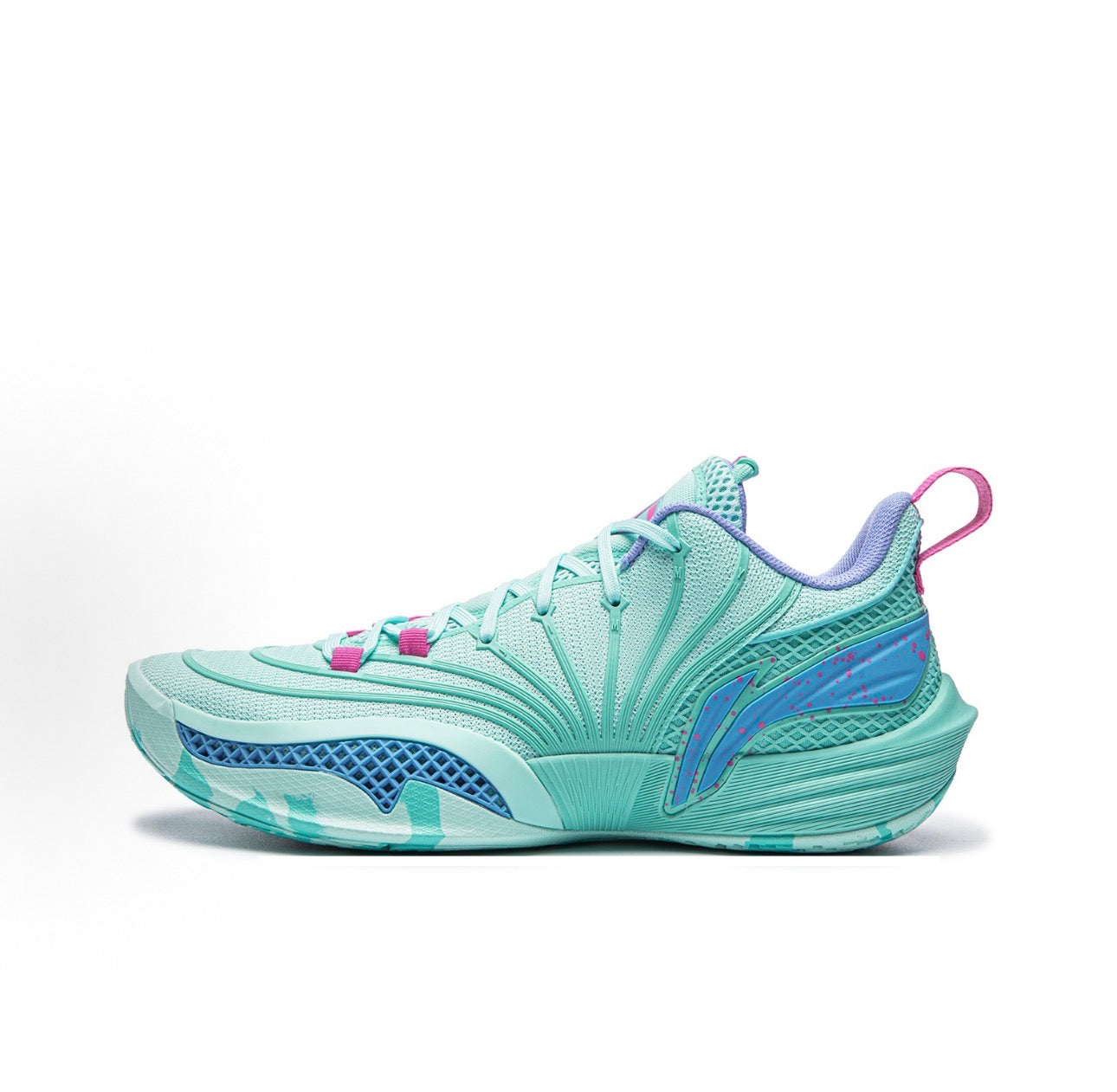 Li-Ning Jimmy Butler Bucket 2 Turquoise 側面 Carbon Core BOOM ターコイズ
