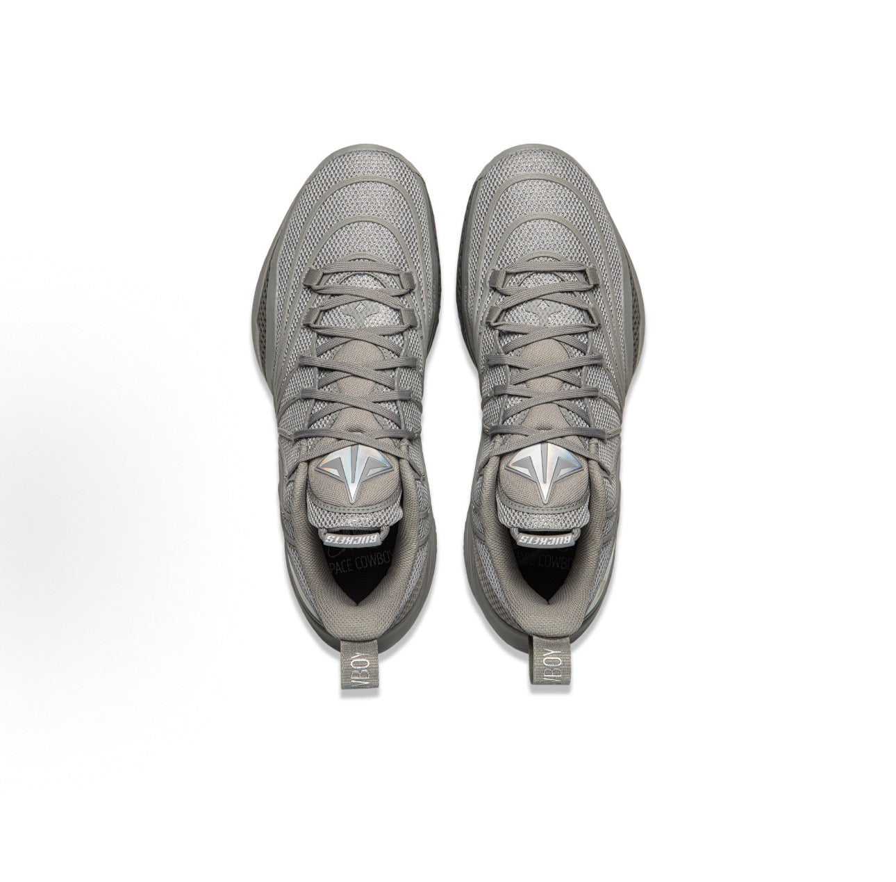 Li-Ning Jimmy Buckets 2 Space Cowboy 上面 トップビュー テキスタイルアッパー グレー

