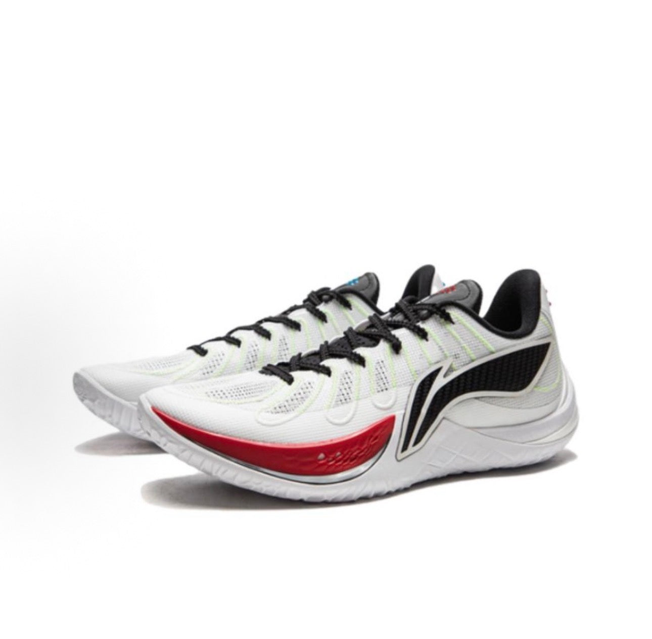 Li-Ning Sonic 14 レッド ブルー 斜め前方
