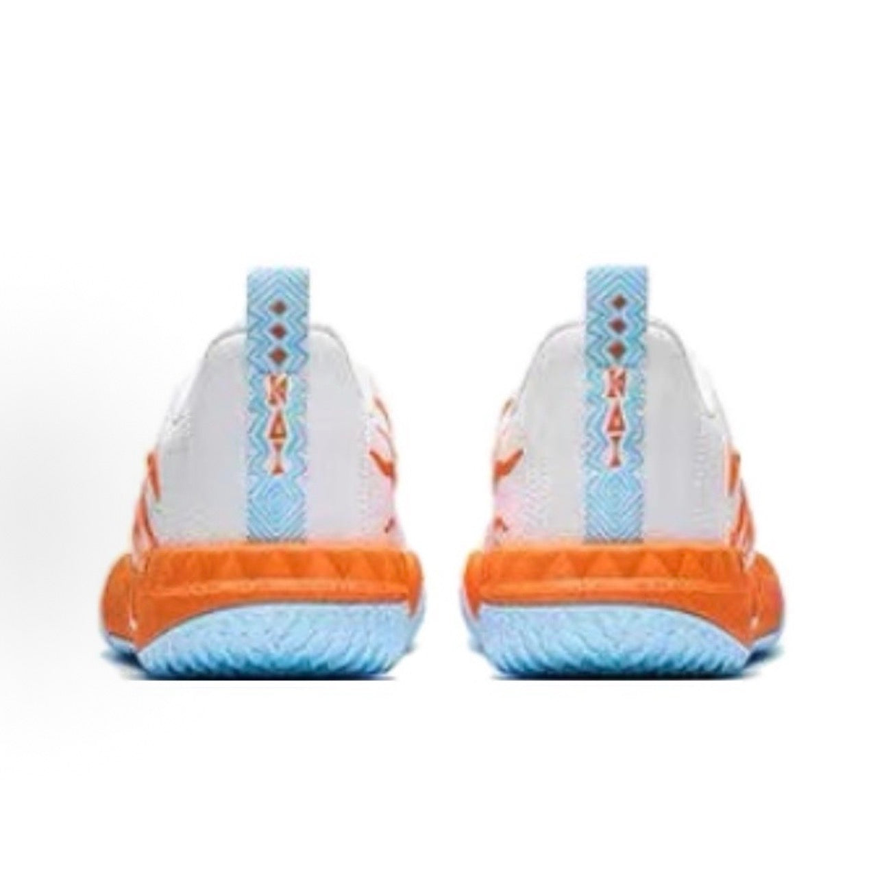 ANTA KAI 2 TEAM Orange White 斜め後方 TPUサイドウォール ヒール オレンジ

