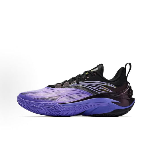 Anta Shock Wave 8 パープル ブラック 斜め前方 A-SHOCK
