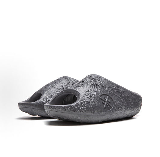 Li-Ning Lunar Rock Lite 黒曜石 ブラック 斜め前方 サンダル スライド
