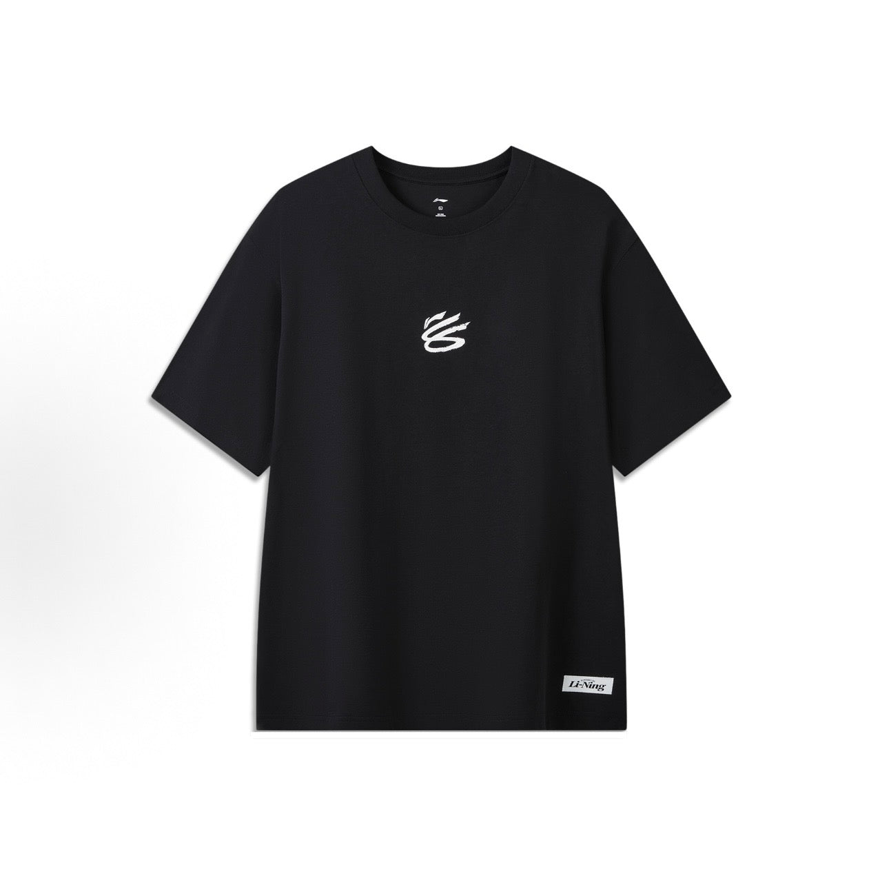 Li-Ning Stephen Curry Tシャツ Black ブラック 正面 カリーロゴ
