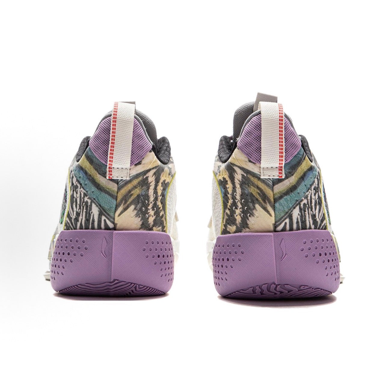 Li-Ning Wade All City 13 Encore 蝶 背面 ヒール ペア マルチカラー
