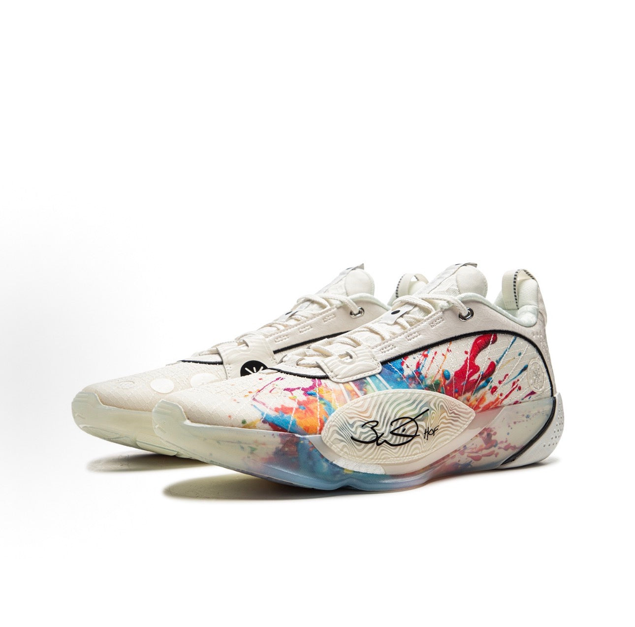 Li-Ning Wade All City 13 Encore 花火 マルチカラー 斜め前方 バスケットシューズ
