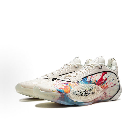 Li-Ning Wade All City 13 Encore 花火 マルチカラー 斜め前方 バスケットシューズ
