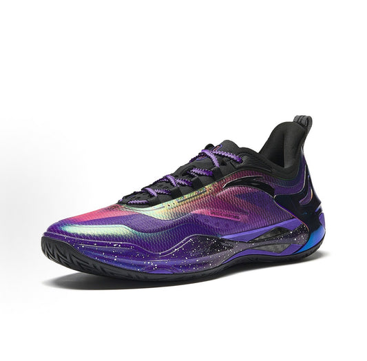 ANTA ZAP 4 Aurora パープル×イリデッセント 斜め前方片足