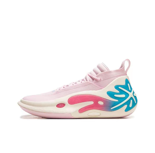 Way of Wade 11 サウスビーチ ピンク×ブルー 斜め前方片足