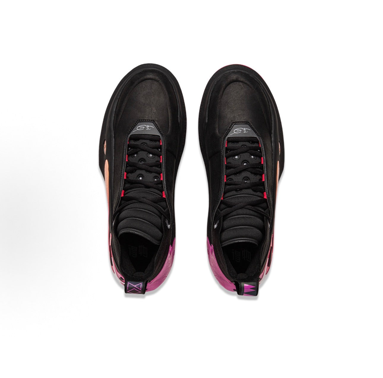 リーニン Way of Wade 11 朝焼け WoW11 ブラック×ピンク カーボン搭載