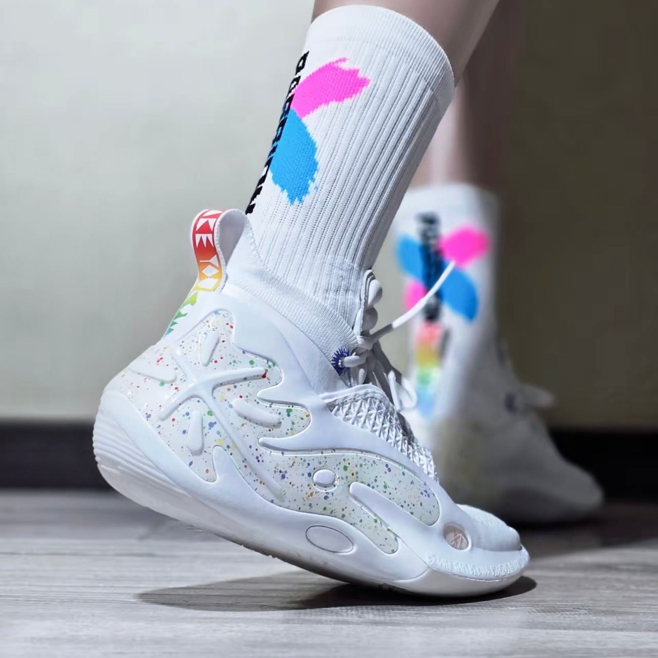 リーニン Way of Wade 11 ピクセル WoW11 ホワイト カーボン搭載