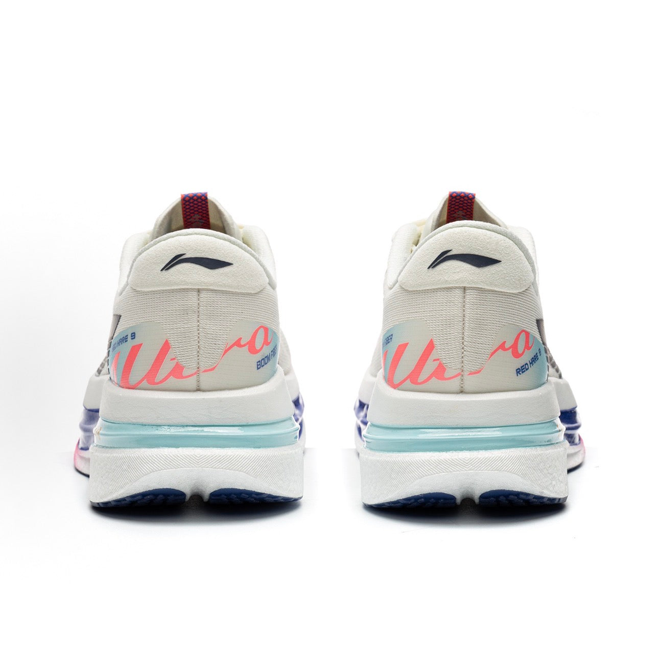 Li-Ning Red Hare 9 Ultra ホワイト 背面ヒールペア