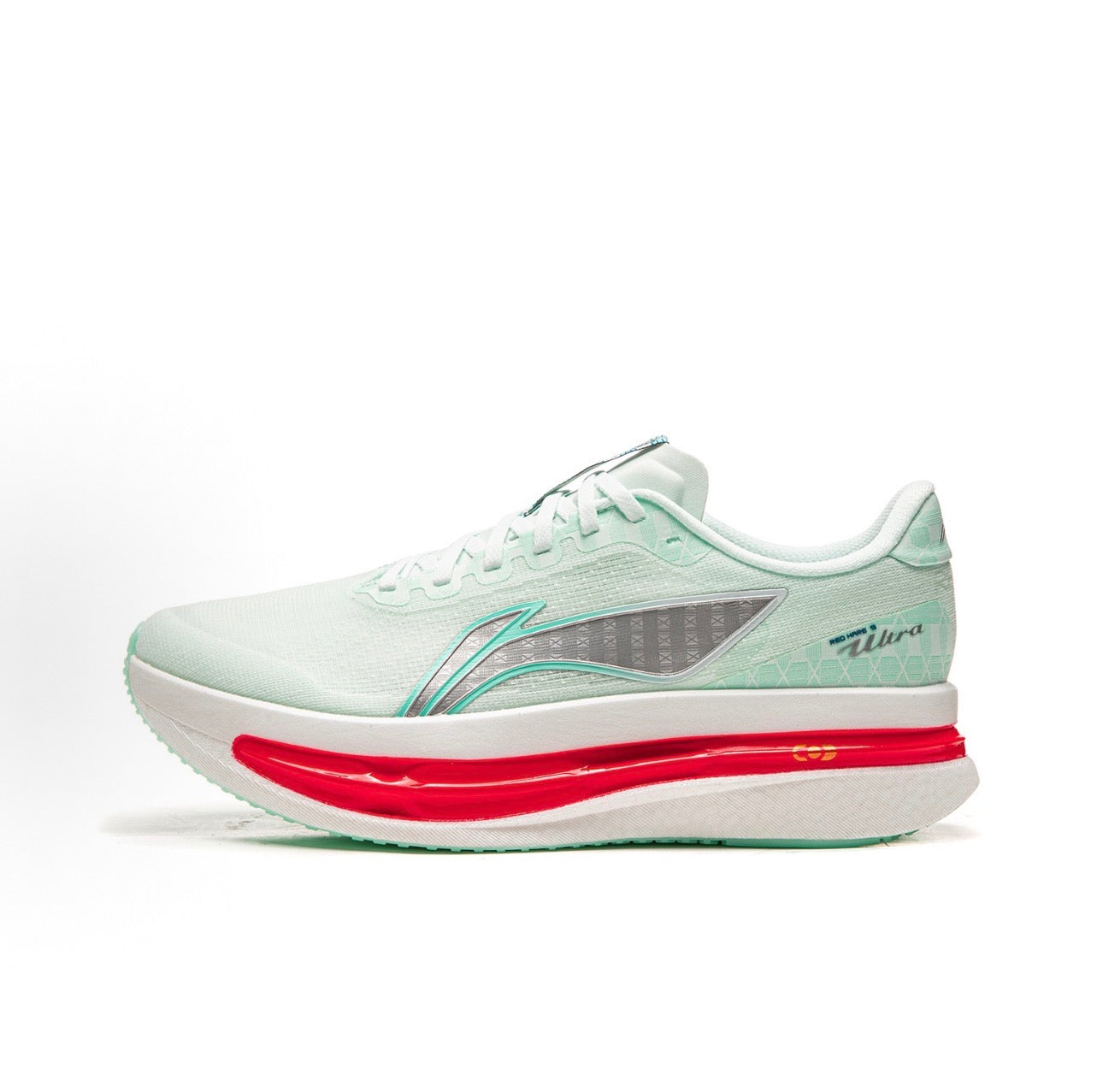 Li-Ning Red Hare 9 Ultra アイスブルー 側面 46mm厚底ミッドソール